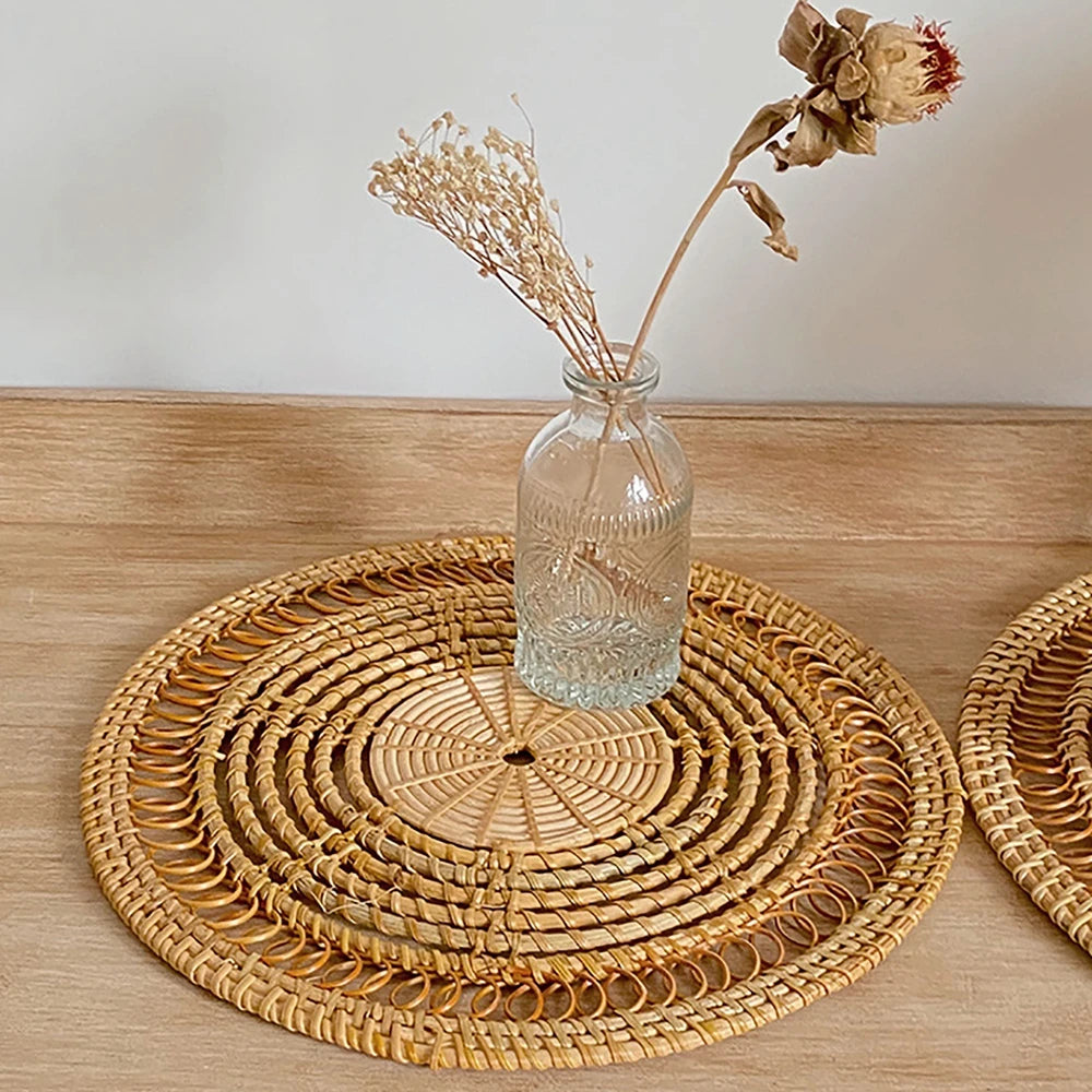 Bohemian Rattan Wall Basket™