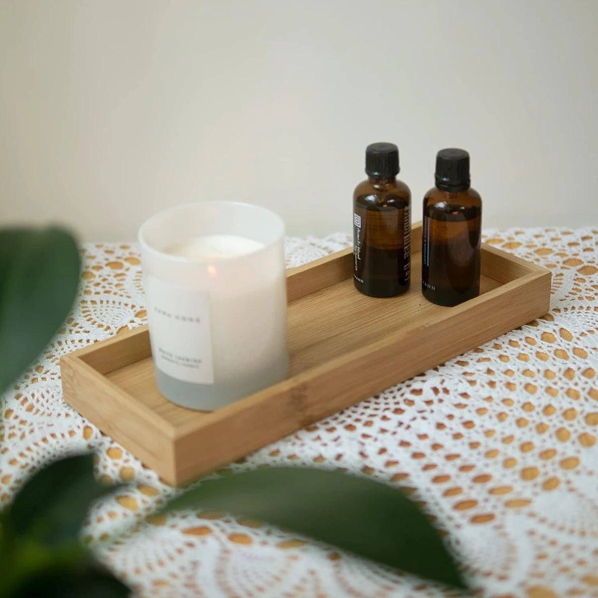 Bathroom Bamboo Counter Tray™