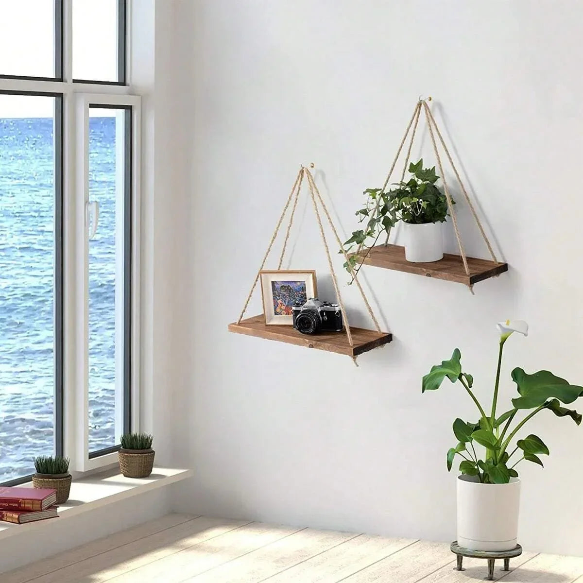 Wooden Swing Hanging Shelf™