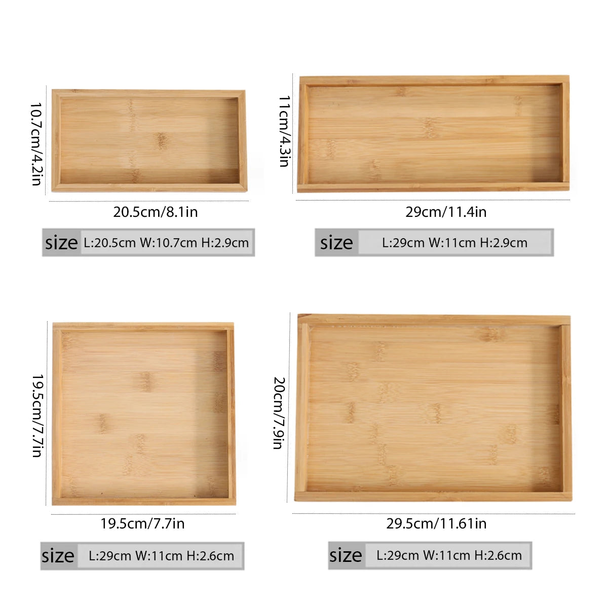 Bathroom Bamboo Counter Tray™