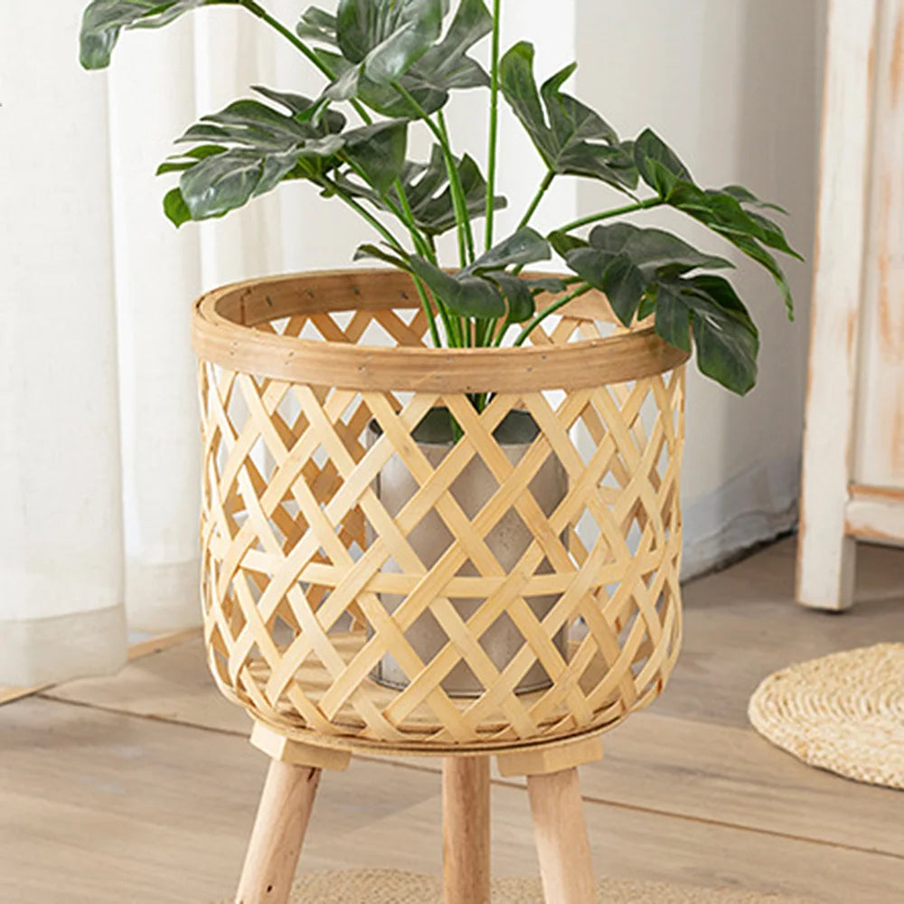 Bamboo Woven Flower Pot™