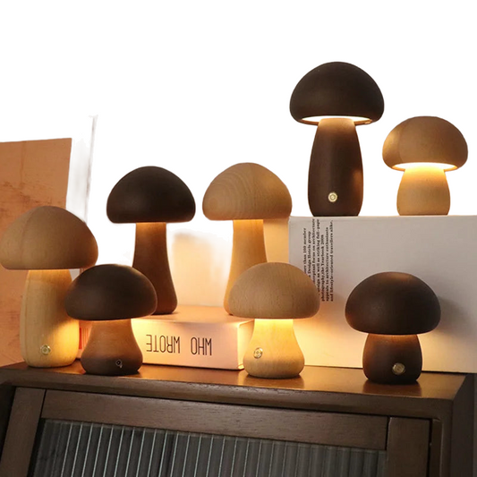 Wooden Mushroom Lamp™